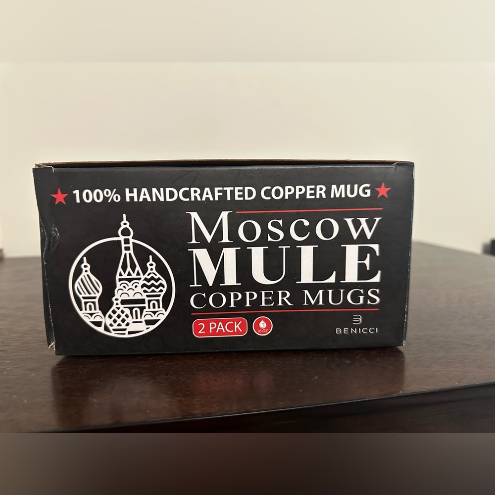 NEW! Moscow Mule Copper Mugs (2)